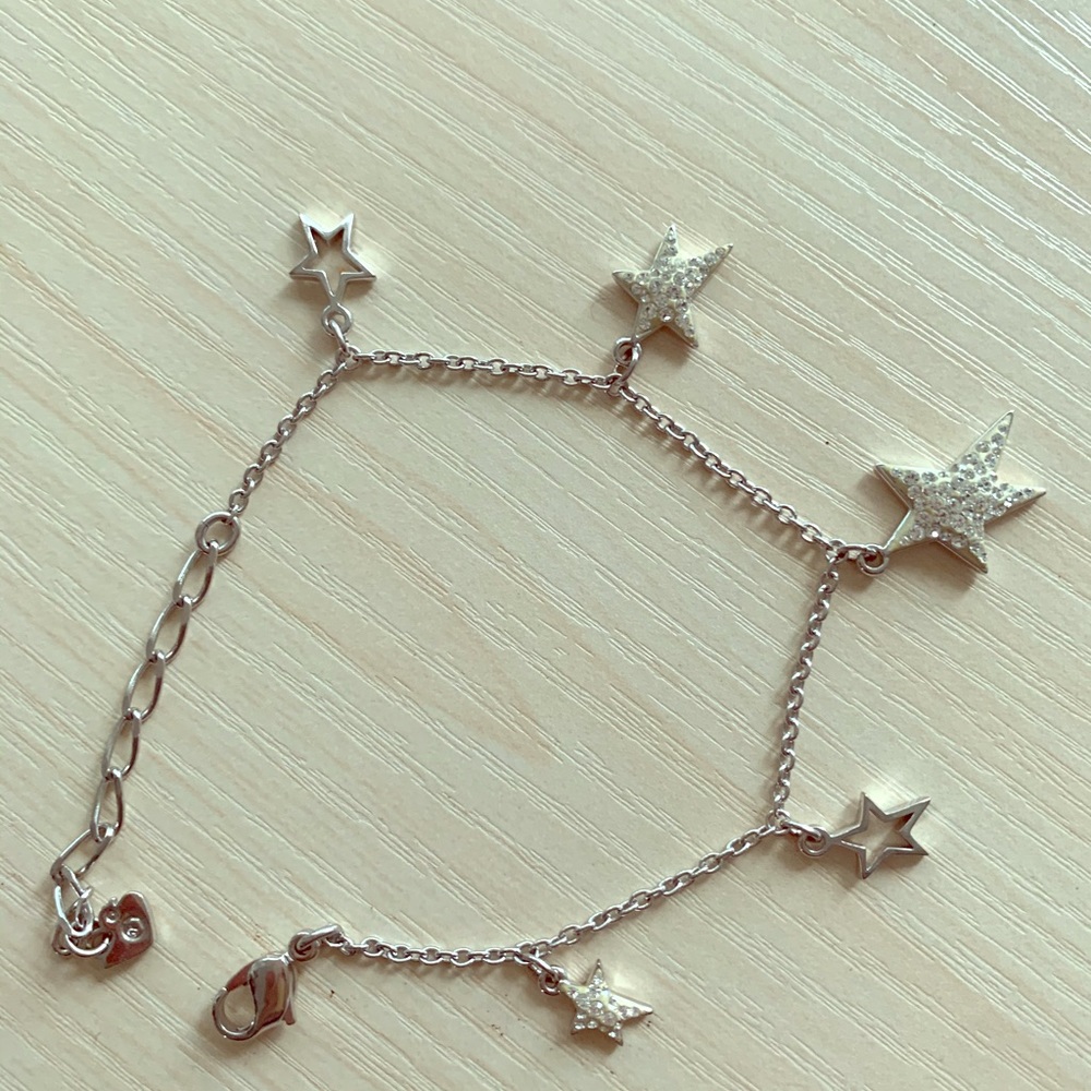 Swarovski star bracelet